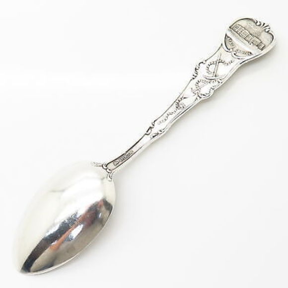 925 Sterling Silver Antique Mechanics Co. "Minneapolis Minnesota"  Spoon - Picture 4 of 9
